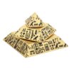 Golden Statue Resin Spinner for Fidget Pyramid Desk and Shelf Decor
