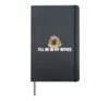 Gold Miner I'll Be In My Office Funny Gold Panning Hardcover Journal, Black