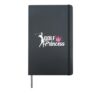 Golf Princess Hardcover Journal, Black