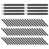 Golf Scoring Pencils Portable Wood Black 100 Pcs Pre Sharpened Mini