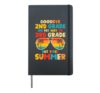 Goodbye 2nd Grade Graduation To 3rd Grade Hello Summer Kids Hardcover Journal, Black