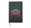 Good Employees Make Bad Entrepreneurs Hustle Entrepreneur Hardcover Journal, Black