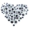 Googly Eyes Plastic Eye Stickers 300pcs Self Adhesive Glow in Dark