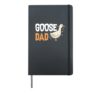 Goose Dad Father's Day Porch Goose Lawn Dressing Hardcover Journal, Black