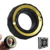 GoQQby Metal Fidget Spinner for Adults, EDC Fidget Ring (Matte Black)