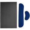 GORILLA GRIP Chair Mat, 45x28, Black and Keyboard and Mouse Wrist Rest, Navy Bundle