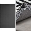 GORILLA GRIP Chair Mat, 45x28, Black and Rug Corner Grippers, OneSize, Black Bundle