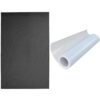 GORILLA GRIP Chair Mat, 45x28, Black and Window Privacy Film, 17.5x78.7, Frosted Bundle