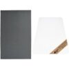 GORILLA GRIP Chair Mat, 45x28, Gray and Office Chair Mat, 29x47, Clear Bundle