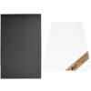 GORILLA GRIP Chair Mat, 46x34, Black and Office Chair Mat, 29x47, Clear Bundle