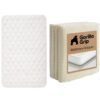 GORILLA GRIP Mattress Pad, 34X52, White and Non Slip Mattress Gripper, Full, White Bundle