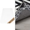 GORILLA GRIP Office Chair Mat, 29x47, Clear and Rug Corner Grippers, OneSize, Black Bundle