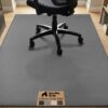 GORILLA GRIP Office Chair Mat for Hard Floors, Under Desk Rug, 58x46 Gray