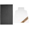 GORILLA GRIP Office Chair Mat for Hard Surfaces, 45x28, Black and Chair Mat for Carpet, 29x47, Clear Bundle