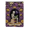 Gothic Skull Book Sleeve Pouch for Women Book Lovers, Halloween Gifts