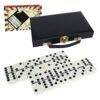 GOTHINK Portable Double 6 Dominos Set for Adults with Storage Box 28 Tiles Dominoes Set for Holiday Travel Game - Classic Tabletop Board Games Durable, Travel-Friendly, and Easy to Read Tiles