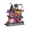 GOTIMON Architecture Magic Laboratory Building Block Set, 1022 Pieces, Halloween Haunted House Construction Toy, Educational Gift for Kids and Adults