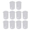 GOTOTOP Glass Beaker Set, 10 Piece 25mL Borosilicate Laboratory