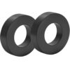 Grade 10 Ferrite Ring Magnets with Hole, OD70mm x ID32mm x 15mm Ceramic Round Magnets, Heavy Duty Industrial Ferrite Magnet for Motors, DIY, Crafts & Home Projects, 2 Pack