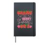 Grams Of The Berry Sweet One Strawberry 1St Birthday Hardcover Journal, Black