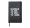 Granddad Art For Grandpa From Grandkids Fathers Day Granddad Hardcover Journal, Black