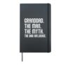 GRANDDAD Man Myth The Bad Influence Shirt For Mens Funny Hardcover Journal, Black