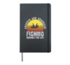 Grandpa and Grandson Fishing Buddies for Life Matching Hardcover Journal, Black