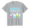 Grandpa Birthday Crew Science Theme Birthday Party Science T-Shirt, Youth, Heather Grey, Medium