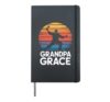 Grandpa Tai Chi Balance Slow Movement Health Hardcover Journal, Black