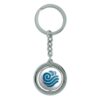 GRAPHICS & MORE Avatar Waterbender Symbol Spinning Round Keychain
