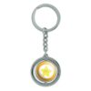 GRAPHICS & MORE Care Bears Laugh A Lot Bear Belly Spinning Round Keychain