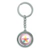 GRAPHICS & MORE Care Bears True Heart Bear Belly Spinning Round Keychain