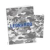 Gray Grey Camo Camouflage Pocket Folder Gift Name Back to School Supplies Teacher Office Birthday Girl Boy Kids Custom Personalized