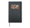 Great Grandma Floral Flower Spring Wildflower Women Hardcover Journal, Black