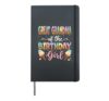 Great Grandma Of The Birthday Girl Ice Cream Lover Party Hardcover Journal, Black
