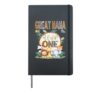 Great Nana Of The Wild One First Birthday Safari Woodland Hardcover Journal, Black