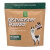 Green Llama Dishwasher Powder, 40 Loads (1-Pack) – Plastic-Free Dishwashing Cleaner, Removes Grease & Grime, Residue-Free Rinse, EWG Verified, Septic Safe, Made in USA