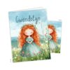 Green Princess Fairytale Pocket Folder Gift Name Back to School Supplies Teacher Office Birthday Girl Boy Kids Custom Personalized