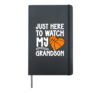 Groovy Basketball Grandma Of A Basketball Player Grandmother Hardcover Journal, Black