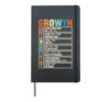 Growth Mindset Self-Confidence Motivational Quote Hardcover Journal, Black
