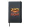 Growth The Outcome Of Struggle Growth Journey - Hardcover Journal, Black
