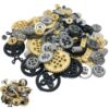 Grsrkep 120Pcs Gears Toy, Technology Gears Rack Technic Clamping Blocks Differential Parts Educational Construction Toys for Kids Holiday Brithday Party Favors