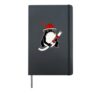Grumpy Frog Lover Funny Firefighter First Responder Hardcover Journal, Black