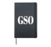 GSO Greensboro NC Airport Code Hometown Pride Design Hardcover Journal, Black