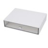 Gsycle Stackable Desk Drawer Organizer, Plastic Storage Drawers (Striped White 1 Drawer)