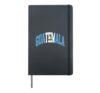 Guatemala Flag And Coat Of Arms Arched Hardcover Journal, Black