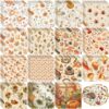 Gueevin 48 Pcs Fall Decoupage Paper Napkins Vintage Autumn Pumpkin Highland Cow Decorative Napkins Cocktail Tissue Paper for Decoupage DIY Crafting Thanksgiving Holiday Party Decor, 24 Styles, 13 Inch