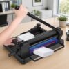 Guillotine Paper Cutter Heavy Duty, 400 Sheets, 12 Inch for A4