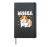 Guinea Pig Wheek Cavy Lover Rodent Girls Boys Kids Women Men Hardcover Journal, Black
