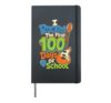Guitar I Rocked The First 100 Days Of School Kids Gift Hardcover Journal, Black